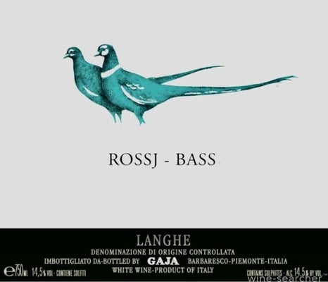 Label 1 of Gaja Rossj-Bass Langhe