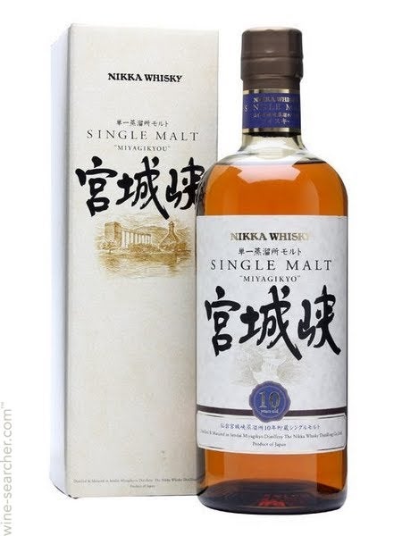 Nikka 'Miyagikyo' 10 Year Old Single Malt Whisky, Japan