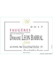 Click to see larger label image Label of Domaine Leon Barral Faugeres Jadis