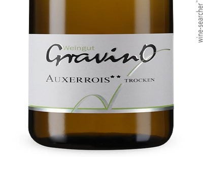 Label 1 of Weingut Gravino Auxerrois Trocken