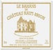 42nd label thumbnail of Le Clarence de Haut-Brion - Chateau Bahans Haut-Brion