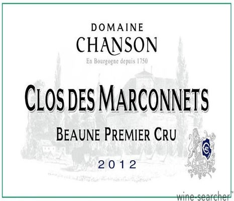 Label 1 of Chanson Pere & Fils Clos des Marconnets