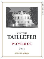 Click to see larger label image Label of 1975 Chateau Taillefer