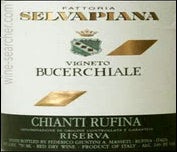 Label 1 of Fattoria Selvapiana Bucerchiale Riserva