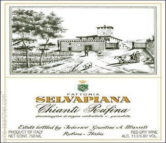 Label 1 of Fattoria Selvapiana Chianti Rufina DOCG