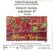1st label thumbnail of Albert Mann Pinot Noir Grand P