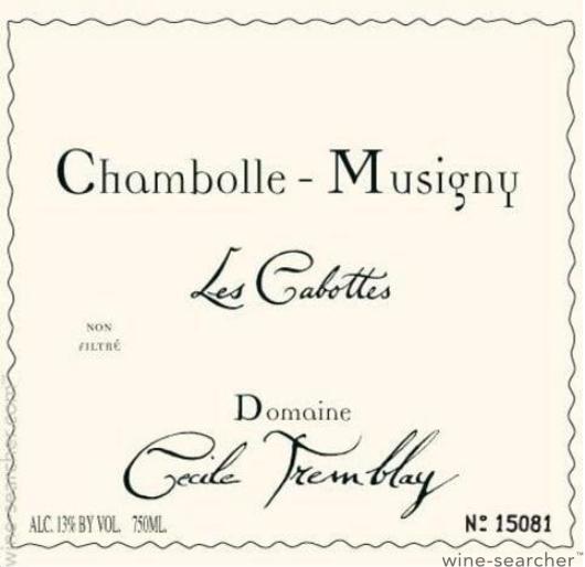 クール便送料込　Cecile Tremblay Echezeaux  2017 ドメーヌ・セシル・トランブレイ [ Noisy wine ]