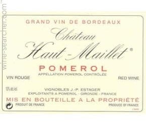 Label 1 of Chateau Haut-Maillet