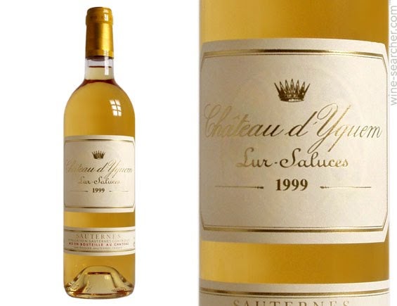 ワイン Chateau d'Yquem 1999 Sauternes 1999 Chateau d'Yquem, Sauternes, France | prices, reviews