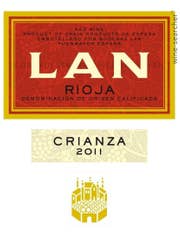 Click to see larger label image Label of 2011 Bodegas LAN Crianza