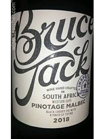 Click to see larger label image Label of Bruce Jack Pinotage - Malbec