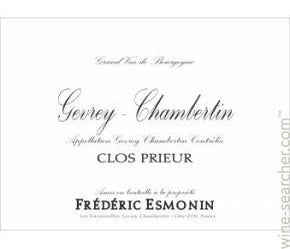 Label 1 of Frederic Esmonin Gevrey-Chambertin Clos Prieur