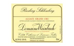 Click to see this product Label of Domaine Weinbach Riesling Schlossberg