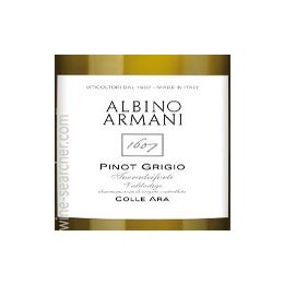 Albino Armani 1607 'Colle Ara' Pinot Grigio Valdadige Terradeiforti,  Trentino-Alto Adige | prices, stores, tasting notes & market data