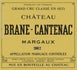 10th label thumbnail of Chateau Brane-Cantenac