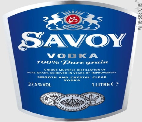 Label 2 of Savoy Vodka