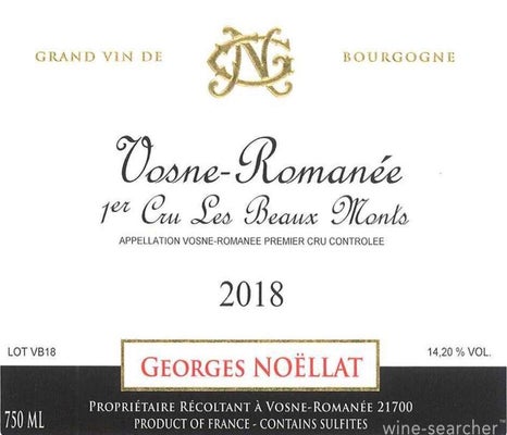 Label 1 of Domaine Georges Noellat Les Beaux Monts