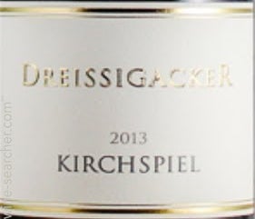 Label 1 of Weingut Dreissigacker Kirchspiel Riesling Trocken