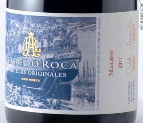Label 1 of Alfredo Roca 'Parcelas Originales' Old Vines Malbec