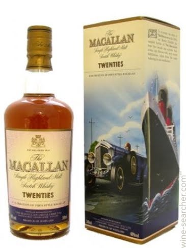 The Macallan Twenties 500ml 40% 1920’s Macallan Travel Series Decades Twenties 1920s 500ml 40%