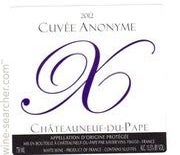 Label 1 of Xavier Vignon Chateauneuf-du-Pape Cuvee Anonyme Blanc
