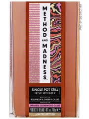 Click to see larger label image Label of Method & Madness Japanese Cedarwood Casks Finish Single Pot Still Irish Whiskey