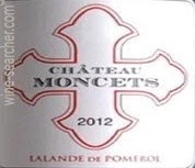 Label 1 of Chateau Moncets