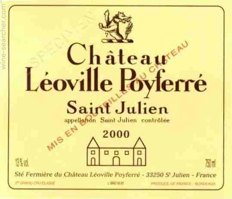 Label 11 of Chateau Leoville Poyferre