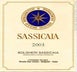 10th label thumbnail of Tenuta San Guido Sassicaia Bolgheri