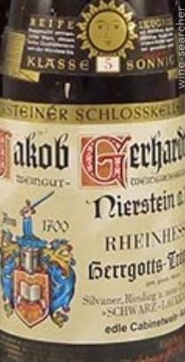 Jakob Gerhardt Silvaner Spätlese 1999 Jakob Gerhardt Silvaner Spätlese 1999