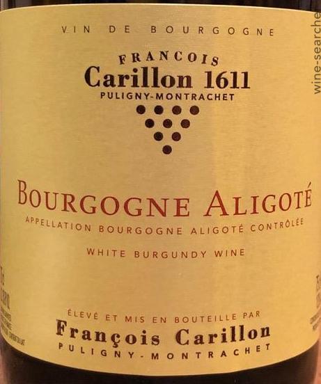 Francois Carillon Bourgogne Aligote, Burgundy, France