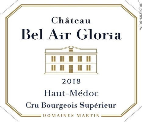 Label 1 of Chateau Bel Air Gloria