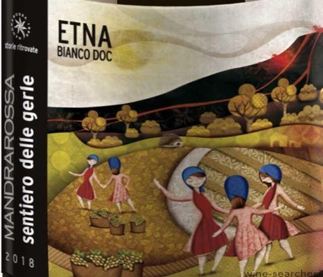Label 1 of Mandrarossa 'Sentiero delle Gerle' Bianco Etna