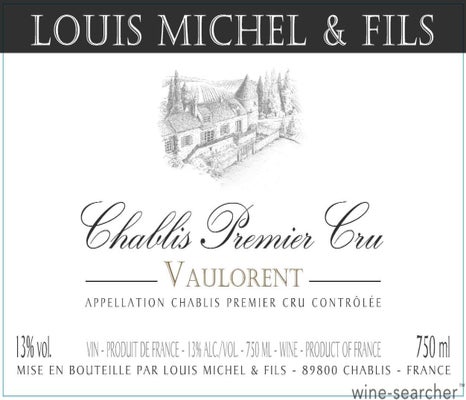 Label 1 of Domaine Louis Michel & Fils Vaulorent