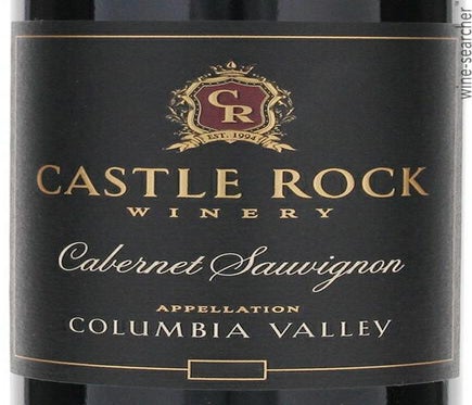 Label 1 of Castle Rock Winery Columbia Valley Cabernet Sauvignon