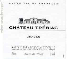 Label 1 of Chateau Trebiac