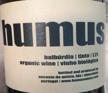 Label 1 of Encosta da Quinta 'Humus' Balburdia