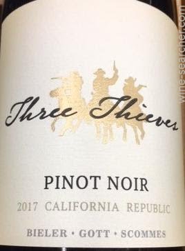Three Thieves Pinot Noir California Prices Stores Tasting Notes Market Data