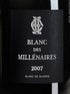 Wine Label of 2007 Charles Heidsieck “Blanc de Millenaires” Blanc de Blancs