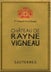 11th label thumbnail of Chateau de Rayne Vigneau