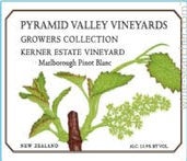 Label 1 of Pyramid Valley Vineyards 'Growers Collection' Kerner Pinot Blanc