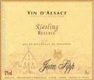 Label 1 of Jean Sipp Riesling Reserve
