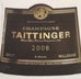 7th label thumbnail of Taittinger Brut Millesime