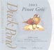 5th label thumbnail of Duck Pond Cellars Pinot Gris-Grigio