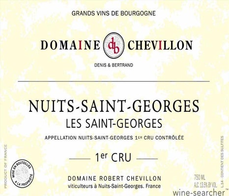 Label 1 of Domaine Robert Chevillon Les Saint-Georges