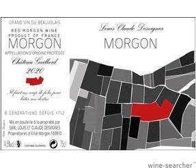 Label 1 of Domaine Louis Claude Desvignes Morgon 'Chateau Gaillard'
