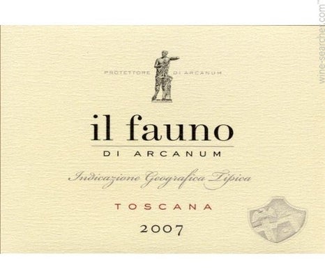 Label 3 of Tenuta di Arceno Il Fauno di Arcanum Toscana IGT