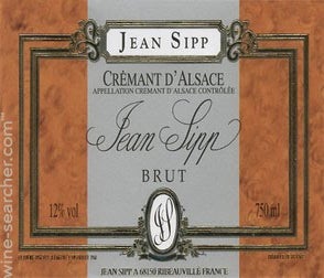 Label 1 of Jean Sipp Cremant d'Alsace Brut