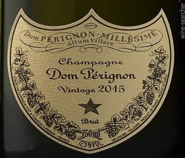 Label 1 of Dom Perignon Brut