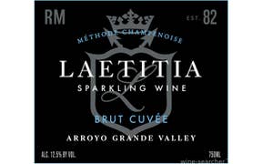 Click to see this product Label of Laetitia Vineyard & Winery Brut Cuvee Sparkling White